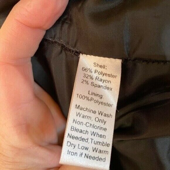 Ann Taylor Loft Textured Black Pencil Skirt. Sz. 8 - Picture 2 of 4